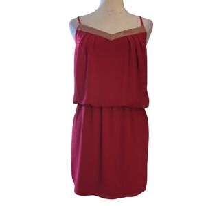 Naked zebra mini dress size S color Red